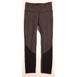 LuluLemon Athletica Heather Black Dark Gray Leggins 27" Size 4